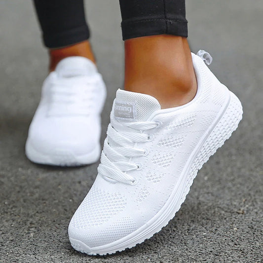 Women's 2024 Fashion Breathable Lace-Up Sneakers