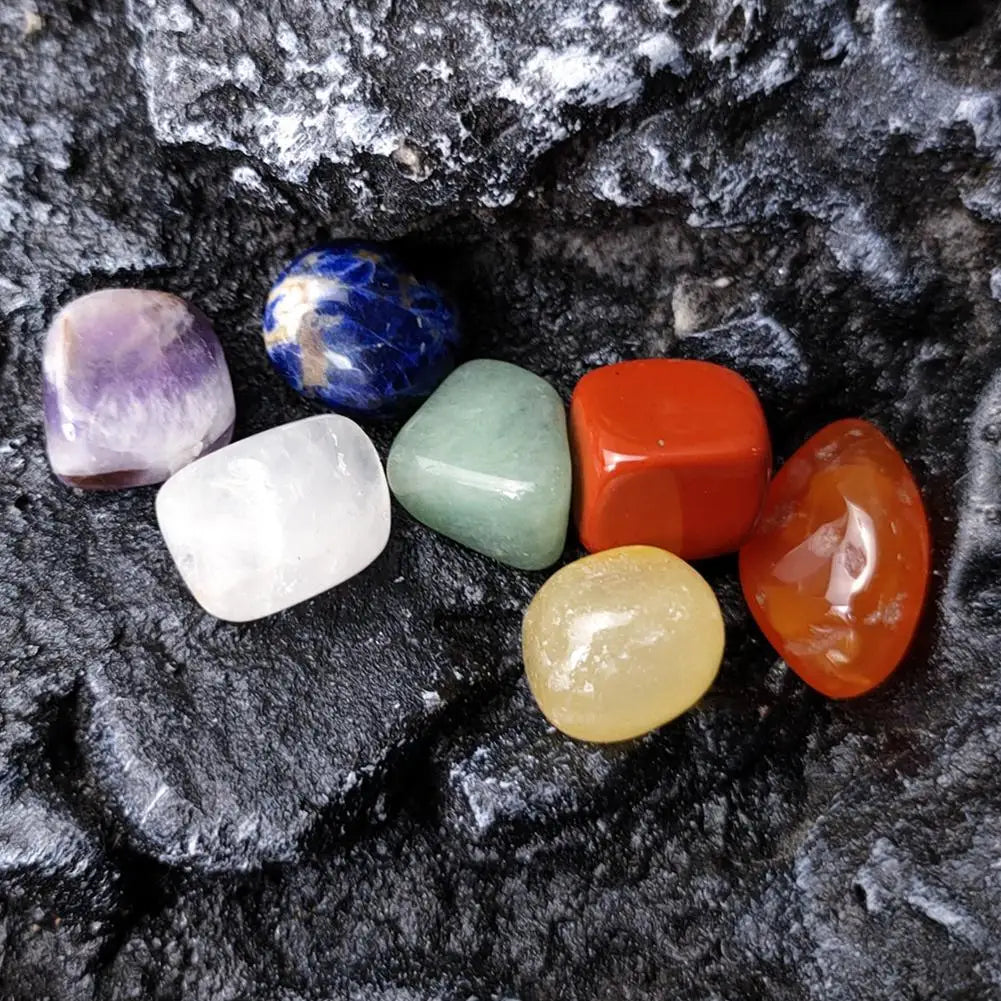 Natural Crystal Gemstone Chakra Healing Set