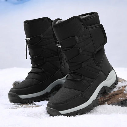 SENLONGBAO Men's Waterproof Winter Snow Boots