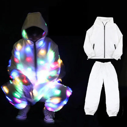 LED Light Up Jacket with Waterproof LED Lights