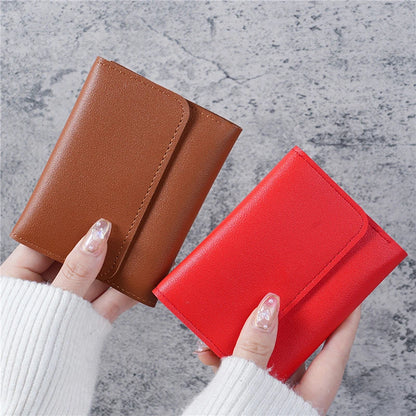 Cute PU Leather Wallet for Women - Small Coin Purse