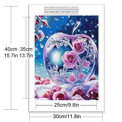 Momoart DIY Diamond Painting - Rose Flower Mosaic Art