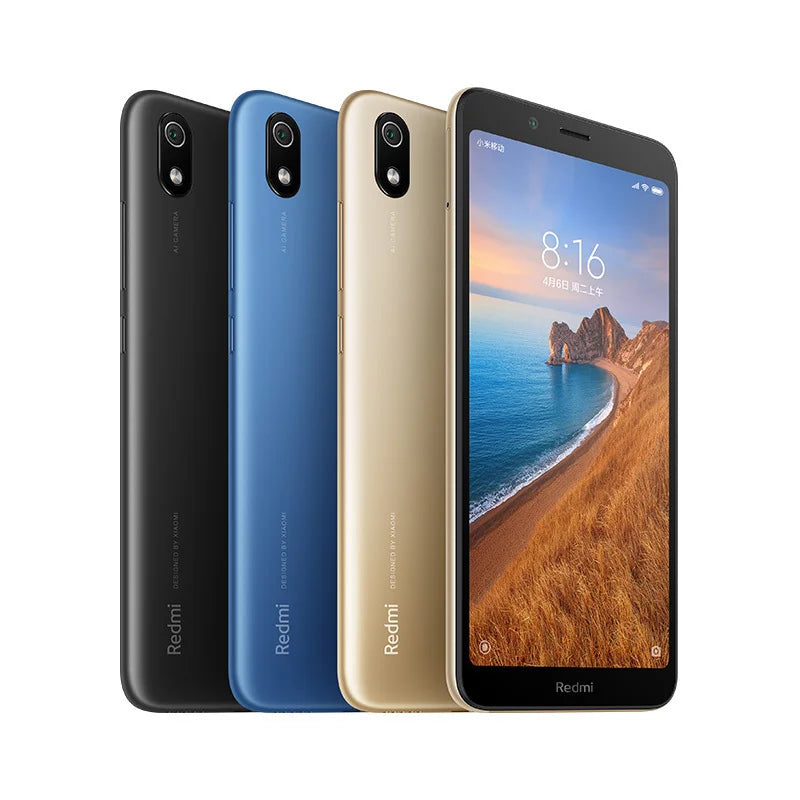 Original Xiaomi Redmi 7A Smartphone Global ROM 3+32Gb 5.45 Inch HD Screen Octa Core 4000 MAh Unlocked Android 4G Mobile Phones