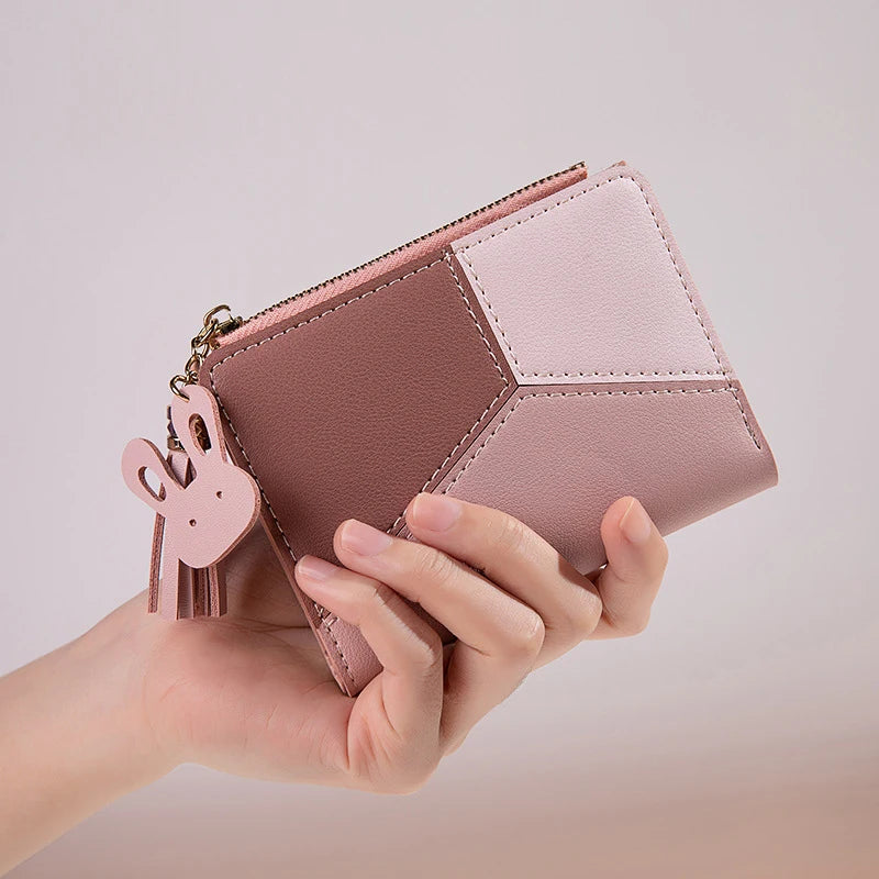 Charming PU Leather Women's Wallet - Stylish & Portable