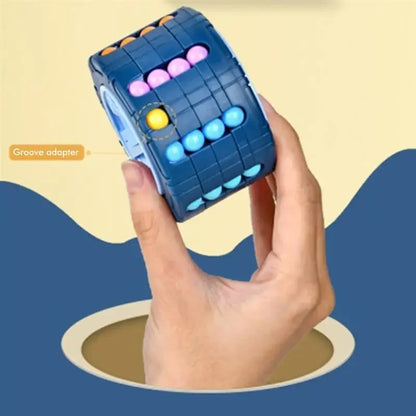 3D Cylinder Cube Toy - Magical Bean Stress Relief Puzzle