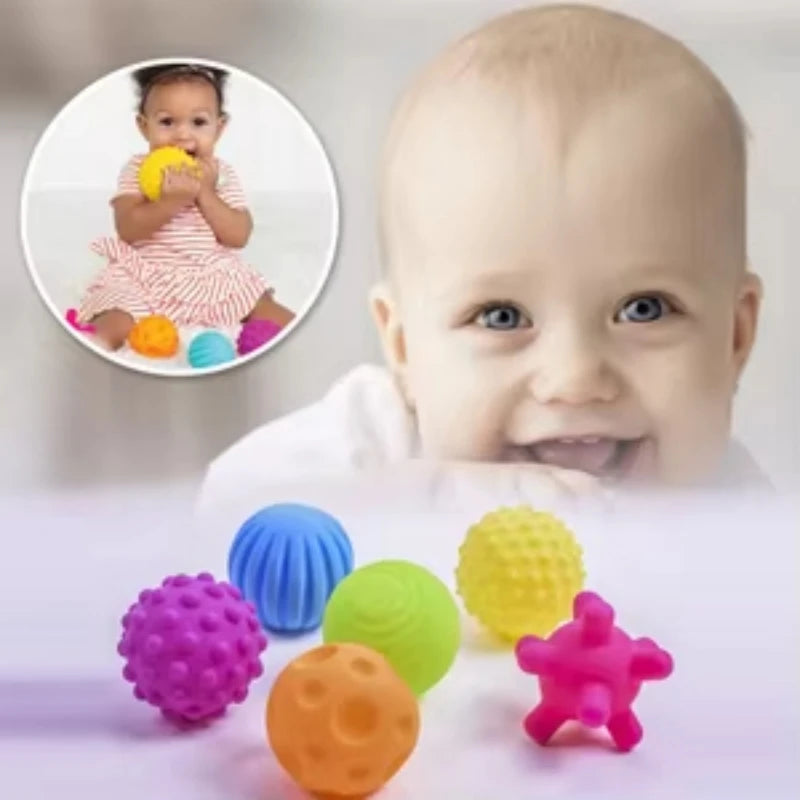 Sensory Balls for Babies - Textured Soft Montessori Toys