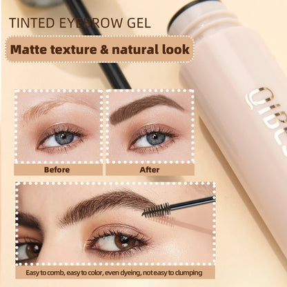 QIBEST 4Color Eyebrow Enhancers Cream Natural Liquid Dyeing Eyebrow Tattoo Pigments Lasting Tint Dye Eyebrows Makeup Eyebrow Gel