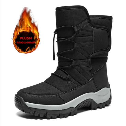 SENLONGBAO Men's Waterproof Winter Snow Boots