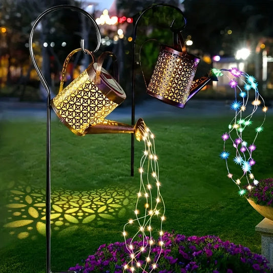 Solar Watering Can Lantern - Outdoor Decorative Light