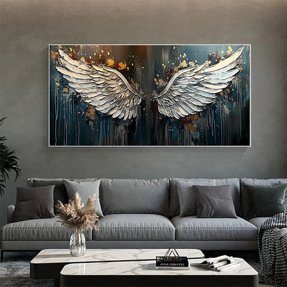 Abstract Angel Wing Canvas Wall Art