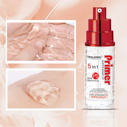 5-in-1 24H Glass Bottle Mattifying Primer - 40ml