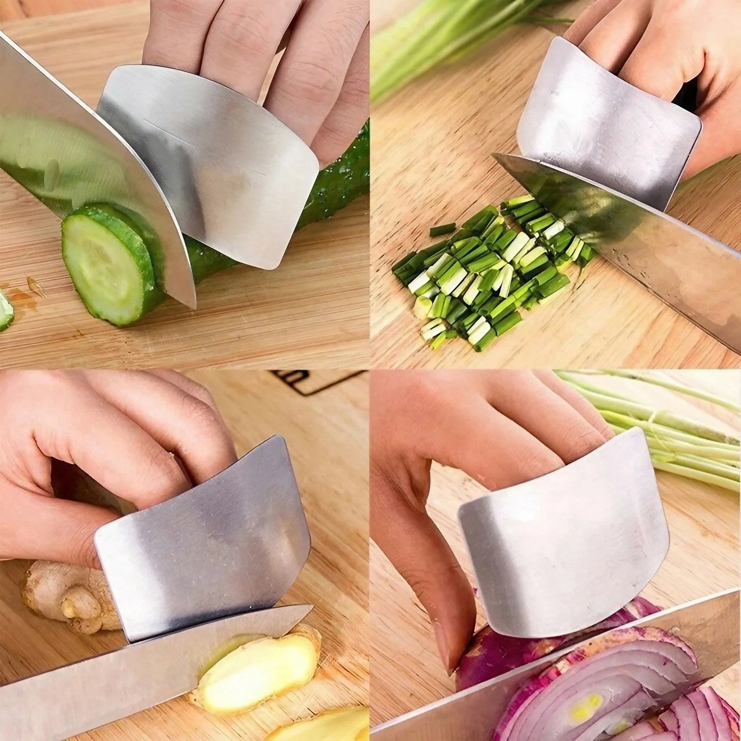 Stainless Steel Finger Guard for Kitchen Safety