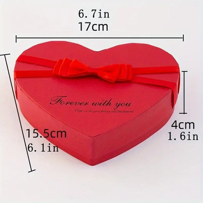 Heart-Shaped Rose Soap Flower Gift Box