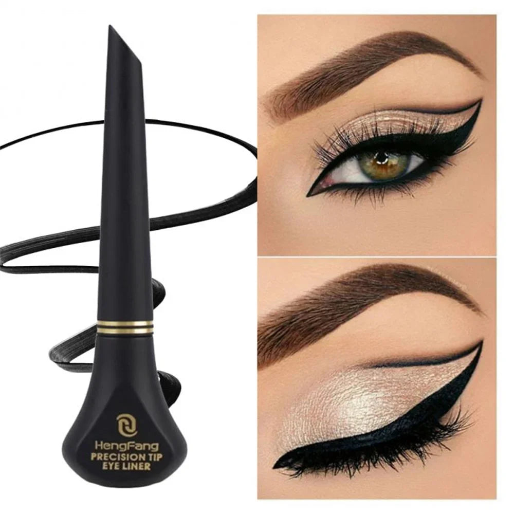 Black Liquid Eyeliner Natural Smooth Eye Liner Pencil Lasting Waterproof Quick Dry Non-Smudging Eye Durable Makeup Cosmetics