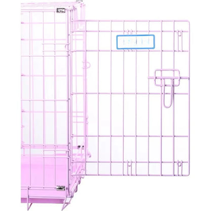 Petmate  "ProValu," Double Door Dog Crate Pink