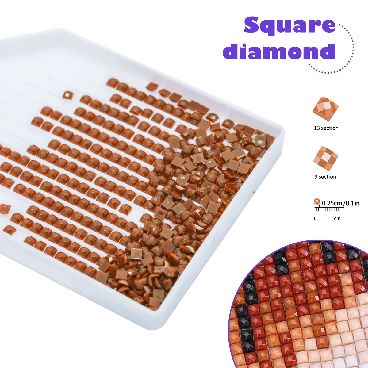 RUOPOTY Custom 5D Diamond Painting Kit - DIY Rhinestone Art