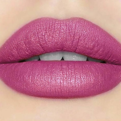 KAFURUX Red Metallic Lipstick - Longlasting Glitter Lip Glaze