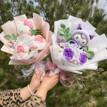 Kawaii Hello Kitty Plush Bouquet Doll - Creative Gift