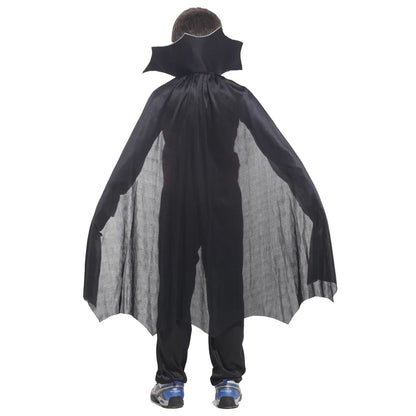 Vampire Dracula Cosplay Dress Up Costumes For 5-10 year old Boy Halloween Vampire Cape Kids Role Play Carnival Party Clothes