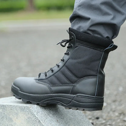 Men's Tactical Desert Combat Boots - Safety & Comfort