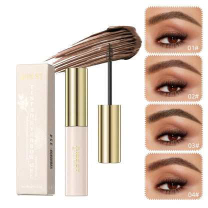 QIBEST 4 Colors Durable Waterproof Eyebrow Dyeing Cream Eyebrow Shadow Makeup Beauty Tool Lasting Eyebrow Gel Enhancer Eyebrows