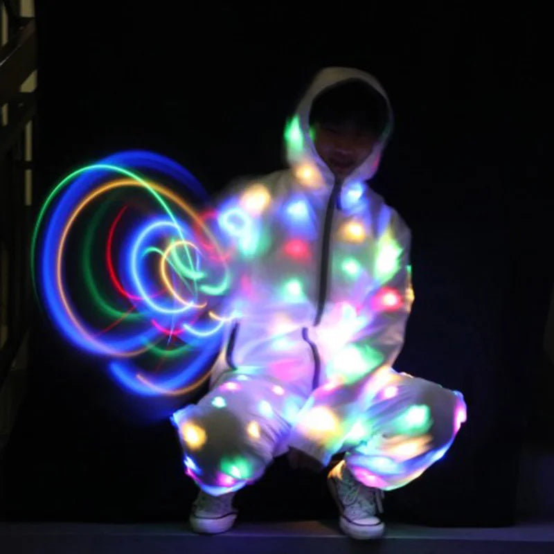 LED Light Up Jacket with Waterproof LED Lights