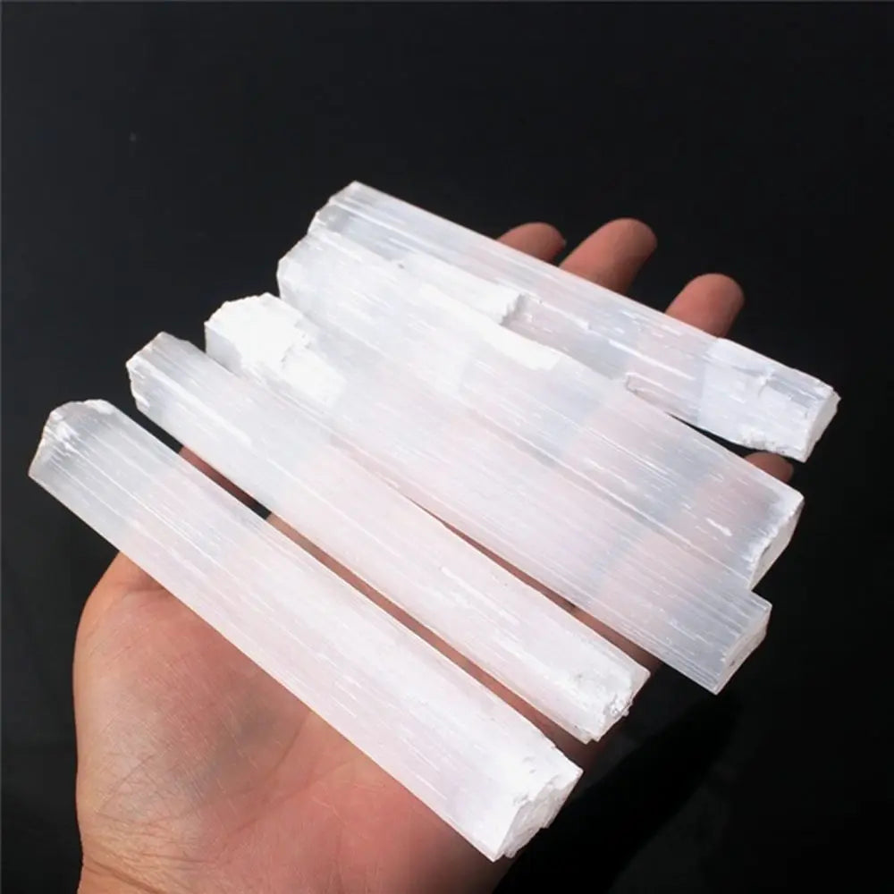 Natural Gypsum Selenite Wand - Healing Crystal