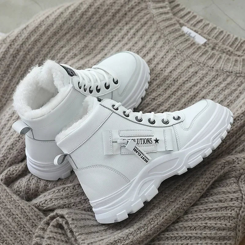 Winter Waterproof High-Top Snow Boots for Women