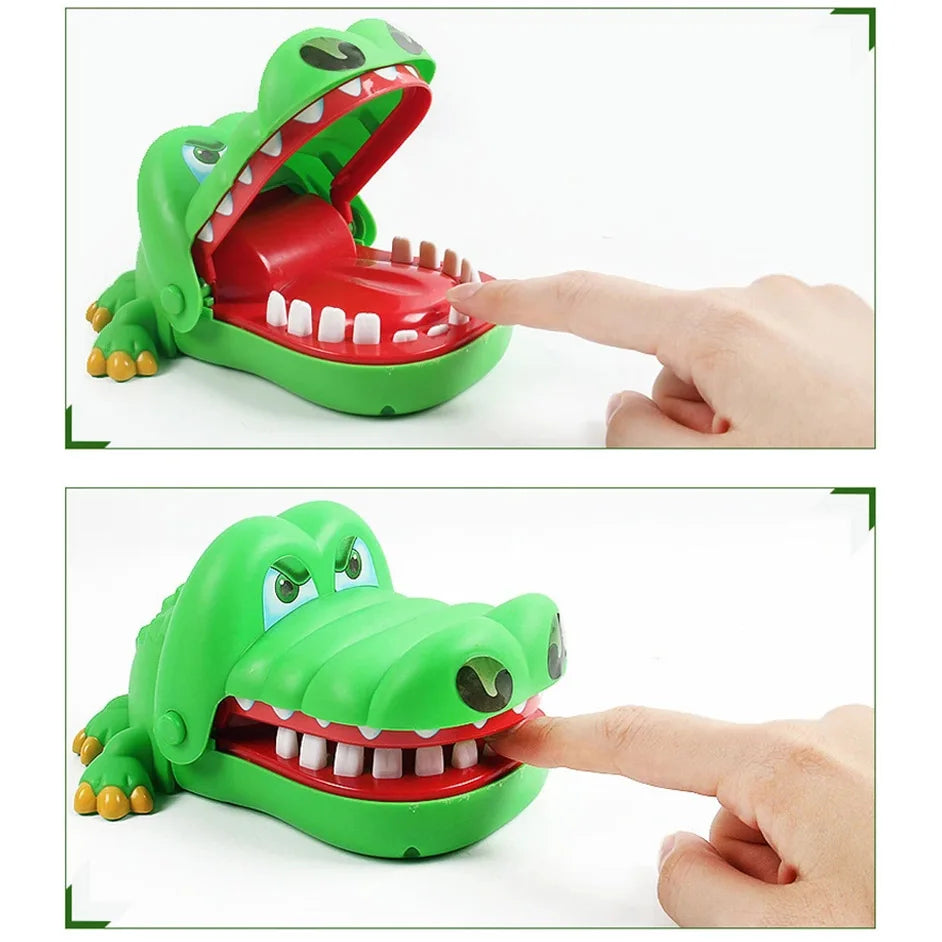 Crocodile Teeth Toys Alligator Biting Finger Dentist Games Jokes Game of Luck Pranks Kids Toys Funny Holiday Party Family Games