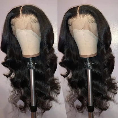 Body Wave 13x4 Lace Front Synthetic Wig - Natural & Stylish