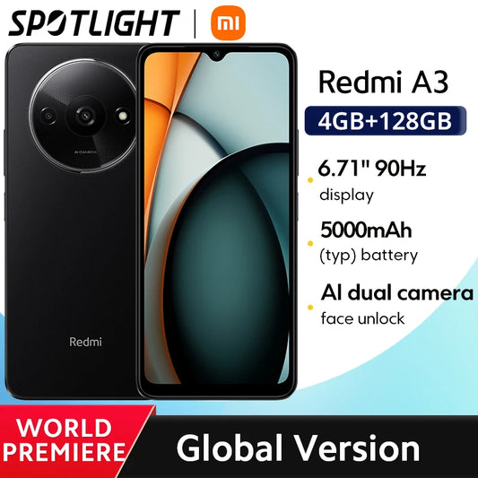 Xiaomi Redmi A3 Global Version Smartphone with Helio G36