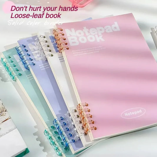 Detachable A5 Loose Spiral Notebook - Cute & Simple