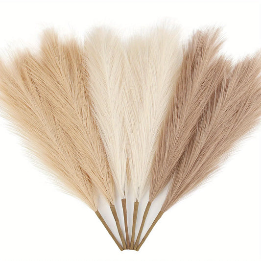 6PCS Playful Artificial Pampas Grass Floral Decor