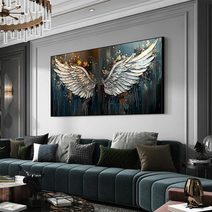 Abstract Angel Wing Canvas Wall Art