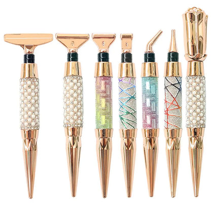 5D Diamond Painting Pen Kit - Glitter Drill Pens for DIY