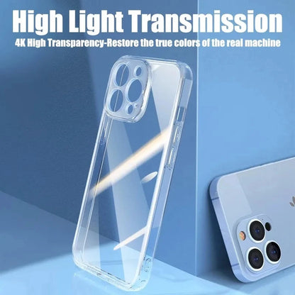 Transparent TPU Silicone Case for iPhone 11-15