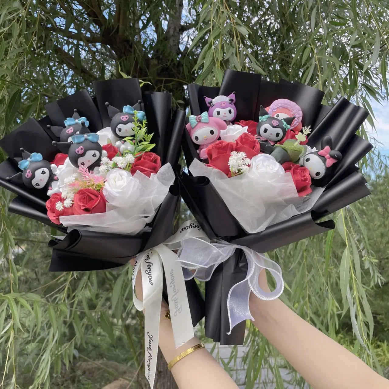 Kawaii Hello Kitty Plush Bouquet Doll - Creative Gift