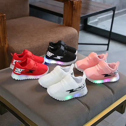 Light-Up Kids Tennis Sneakers - Spring & Autumn