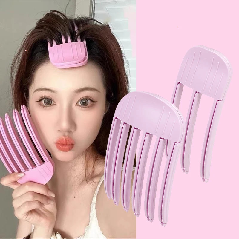 Fluffy Volume Hairpin Curling Bangs Clips