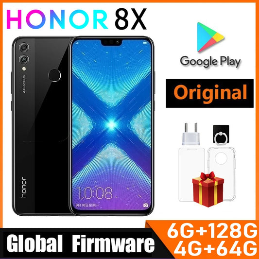 HONOR 8X Smartphone - 6.5" Display, 20MP Camera, Dual SIM