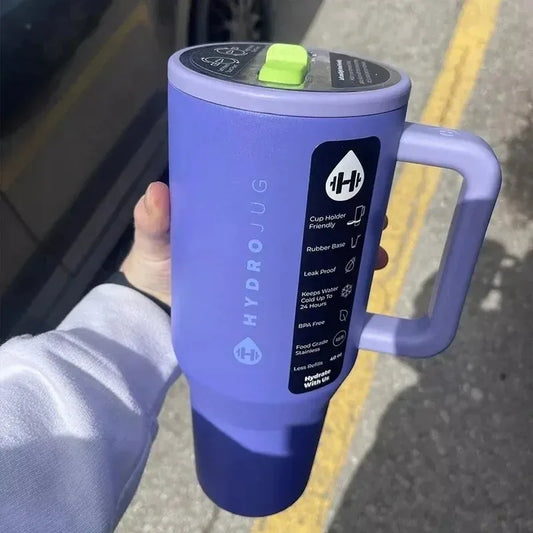 NEW Traveler Tumbler 32OZ/40OZ Straw Lid Stainless Steel Vacuum Insulated Car Mug Double Wall Thermal Iced Travel hydro flask