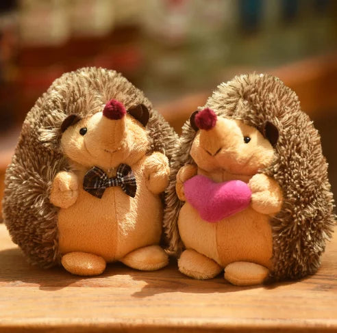 18 CM Lovely Soft Hedgehog Plush Toy Animal Doll Stuffed Animal Doll For Child Kids Home Wedding Party Toys Girlfriend gift