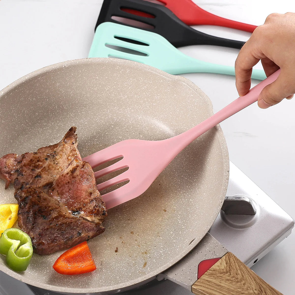 Large Non-Stick Silicone Cooking Spatula