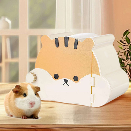 Cute Hamster Hideout House - Cozy Sleeping Nest for Small Pets