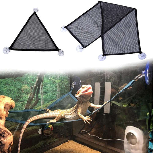 Bearded Dragon Hammock - Reptile Lounger & Ladder