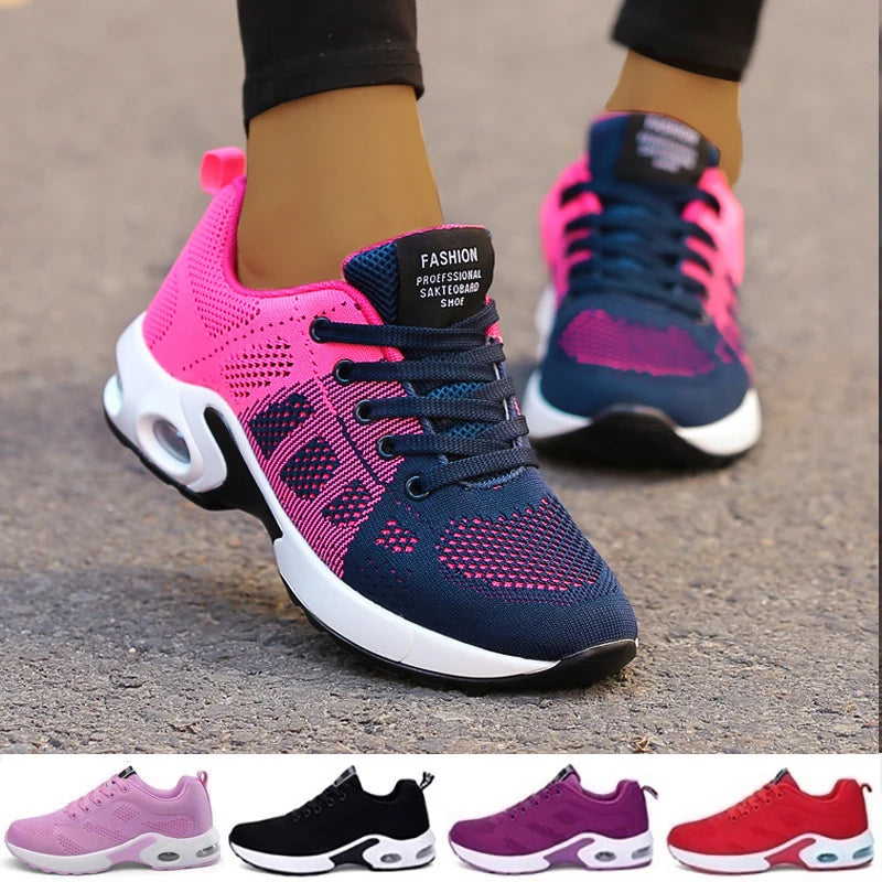 Women Sneakers Shoes Comfortable Ladies Shoes Flat Women's Sneakers Footwear Platform Sneakers Trainers Shoes Woman Mujer