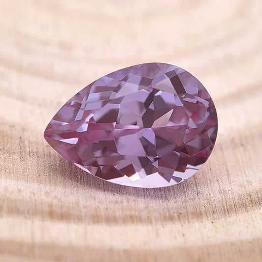 Lab Grown Alexandrite Pear Shape Charms Beads for Jewelry