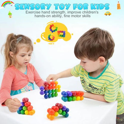 DIY 3D Rotating Sensory Fidget Balls - Stress Relief Toy