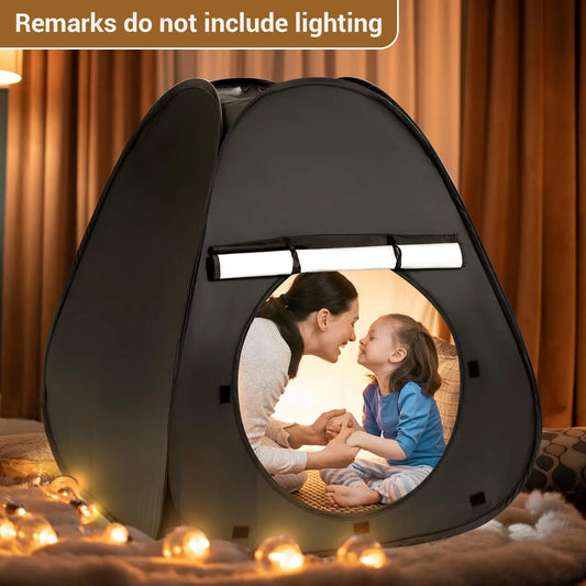 Blackout Sensory Tent for Kids - Foldable Indoor Calm Corner