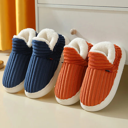 Cozy Plush Winter Slippers for Men